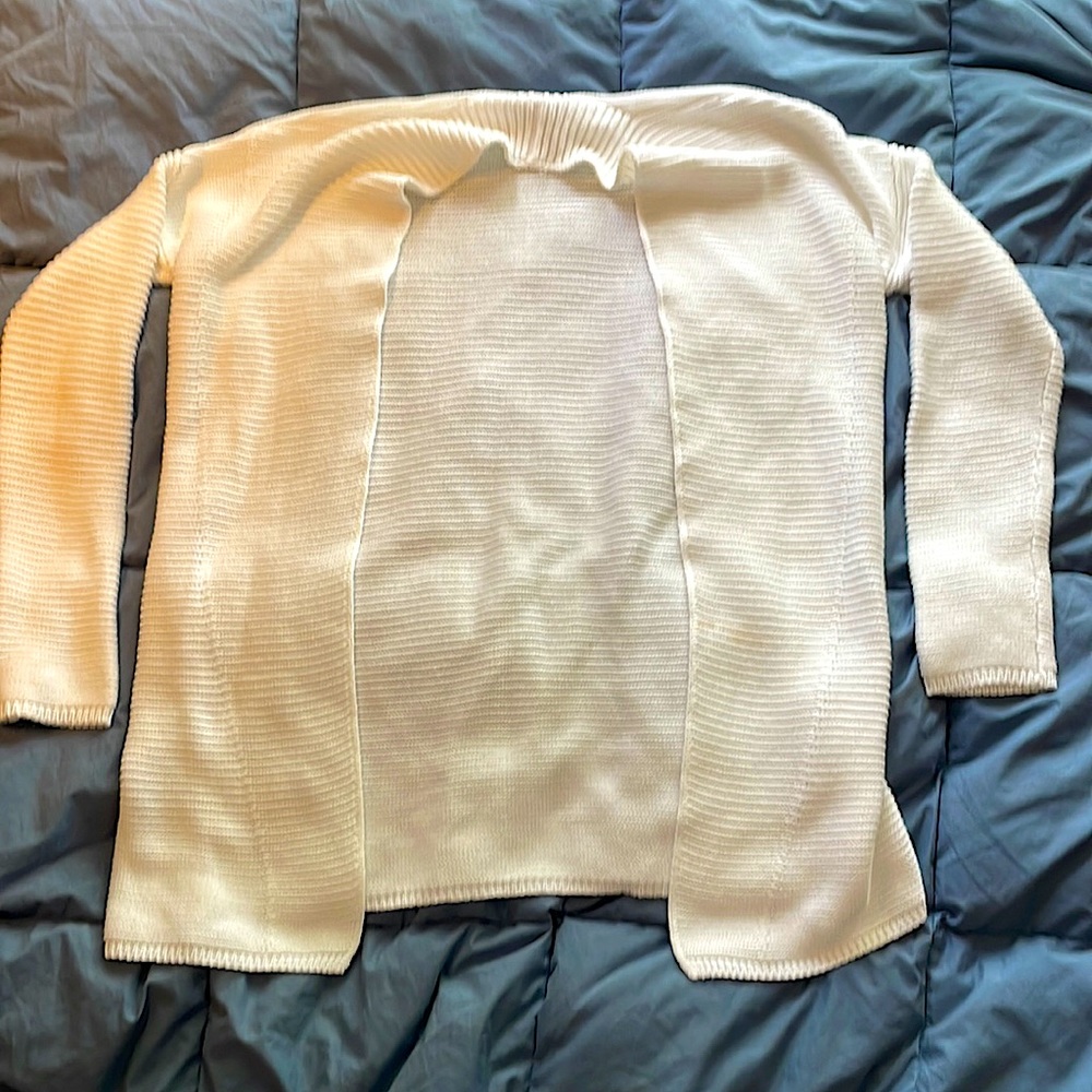 Size medium white cardigan